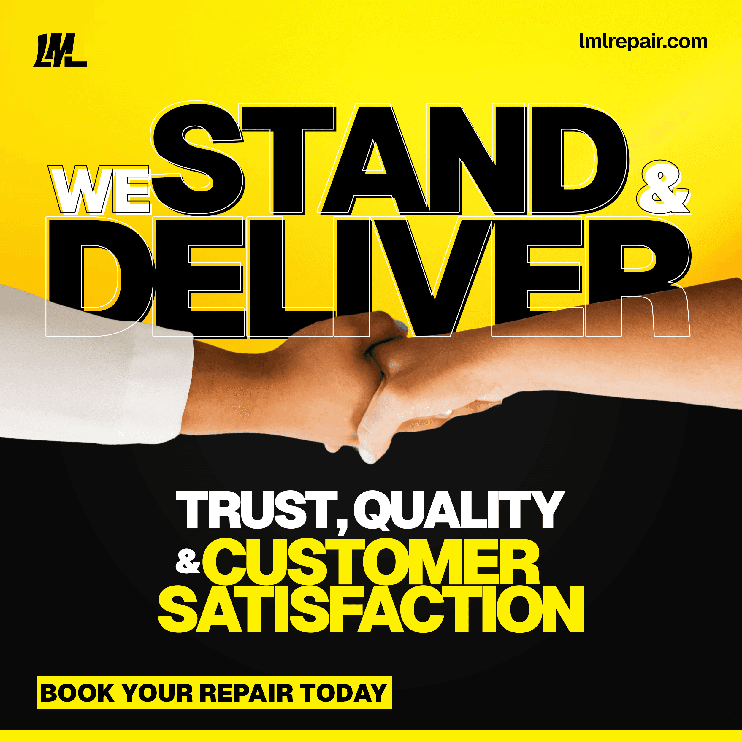 LML Repair Stands and Delivers: Our Repair Values & Principles